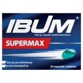 IBUM Supermax 0,6g x 20 kapsułek