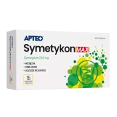 Apteo Symetykon MAX x 15 kapsułek 