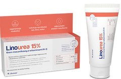 LINOUREA 15% Krem mocznikowy z witaminami A+E 50g -krótka data