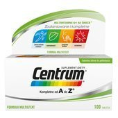 CENTRUM Kompletne od A do Z Formuła multiefekt x 100 tabletek
